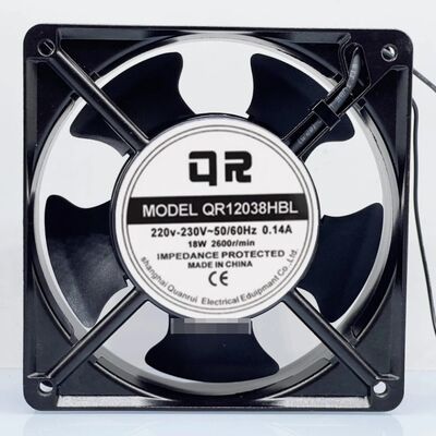 QR12038HBL Ventola di raffreddamento assiale da 120 mm | Ventilatore per armadio con cuscinetti a sfera