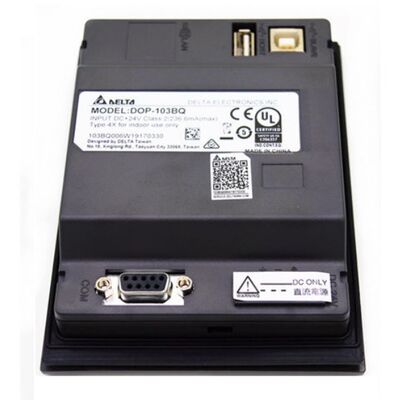 Pannello di controllo industriale touch screen HMI Delta DOP-103BQ da 4,3".