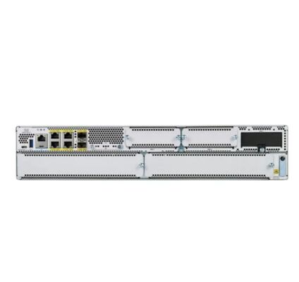 C8300-2N2S-6T Enterprise Edge Router, porte RJ45 Gigabit 6×1G, slot modulari 2NIM+2SM, doppia potenza ridondante, SD-WAN Ready