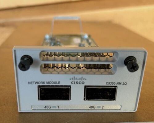 Modulo di rete C9300-NM-2Q 40GE, modulo di espansione ad alta velocità QSFP+ a 2 porte per switch serie Catalyst 9300