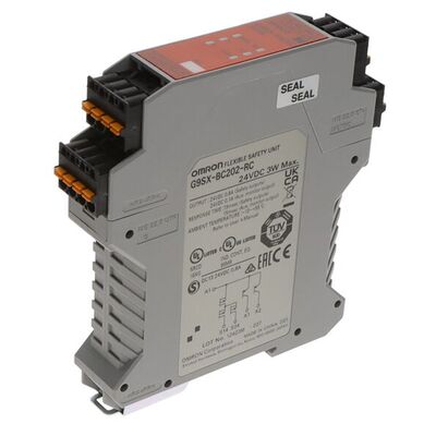 Modulo controller di sicurezza Omron G9SX-BC202-RT 24VDC Montaggio su guida DIN