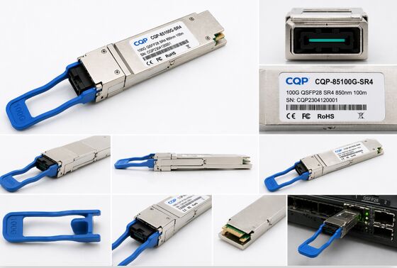 CQP-85100G-SR4 100G QSFP28 SR4 Transceiver Ottico | Fibra Multimodale MPO | Transceiver Ottici ad Alta Velocità per Data Center