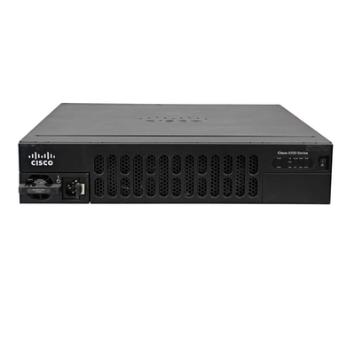 ISR4451 X K9 1 a 2G Portata di sistema 4 WAN e porte LAN 4 porte SFP 10 Core CPU Sicurezza voce WAAS WAN intelligente