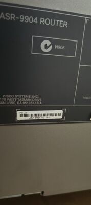 Router Cisco ASR-9904-AC | Chassis AC Serie ASR 9000