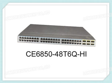 CE6850-48T6Q-HI Huawei Switch 48 Port 10GE RJ45 6 Port 40GE QSFP+ senza supporto del ventilatore per il canale in fibra su Ethernet