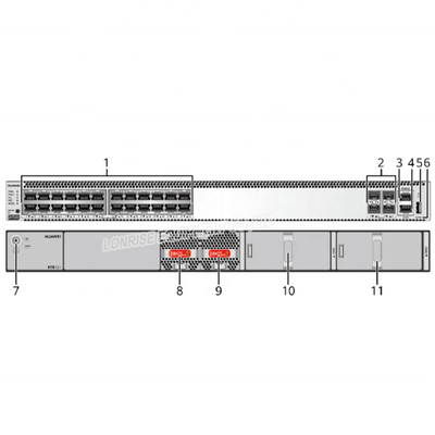 Commutatore CloudEngine di aggregazione di gigabit del porto di tratta in salita 24 di Huawei S5731-S24T4X 10GE