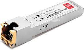 GLC - TE 1000BASE - T SFP Transceiver Module supporta lunghezze di collegamento fino a 100m su un collegamento in rame tramite un connettore RJ-45
