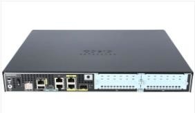 ISR4321-AXV/K9 50Mbps-100Mbps Portata di sistema 2 porte WAN/LAN 1 porta SFP CPU multi-core 2 NIM Voce di sicurezza