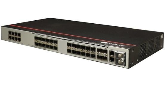 S5731-S32ST4X-D 8 10/100 / 1000Base-T Ethernet Port 24 Gigabit SFP 4 10G SFP + DC Power Supply Manutenzione frontale