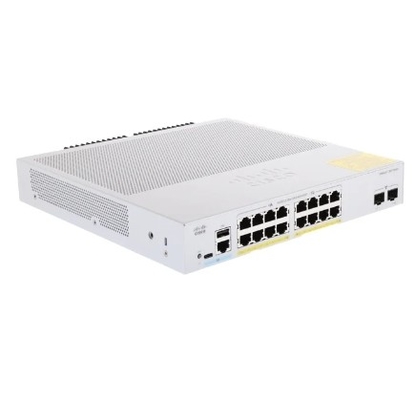 Cisco C1300-16FP-2G 16x 10/100/1000 Ports Catalyst 1300 16-port GE Full PoE 2x1G SFP