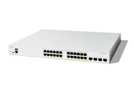 C1300-24FP-4GCisco Switches Cisco Switches porte PoE+ 24x 10/100/1000 con budget di potenza di 370W