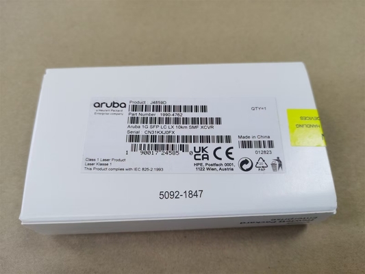 J4859D Aruba 1G SFP Aruba Trasmettitori Aruba 1G SFP LC LX 10km Trasmettitori SMF
