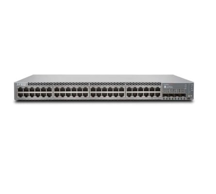Juniper EX2300-48P 48-Port PoE+ Gigabit Switch, 4×10G SFP+ Uplink, 176Gbps, 130Mpps, 1RU gestito