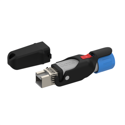 KIT TAPPO OCTIS SFP/SFP+ con set pressacavo in gomma OCTI117500 | Kit connettore robusto per fibra ottica