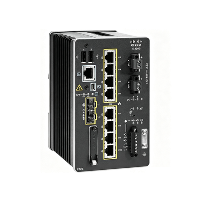 Switch Ethernet industriale Cisco IE-3400-8T2S-E Switch gestito Gigabit a 8 porte con 2 uplink SFP