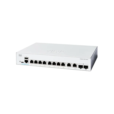 Switch Gigabit PoE+ a 8 porte Cisco C1200-8P-E-2G Catalyst 1200