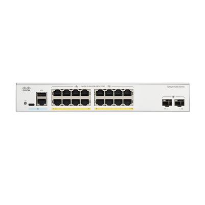Switch gestito Gigabit Cisco C1200-16P-2G a 16 porte PoE+