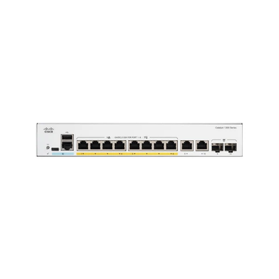 Switch gestito Gigabit a 8 porte Cisco C1300-8T-E-2G Catalyst 1200 con uplink combinati 2G